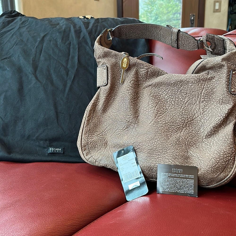 Truffle Escada Sport Shoulder Bag, W/Dust Bag